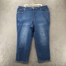 Universal Thread High Rise 90s Straight Jeans Womens 24 Blue Denim Zip Fly NEW