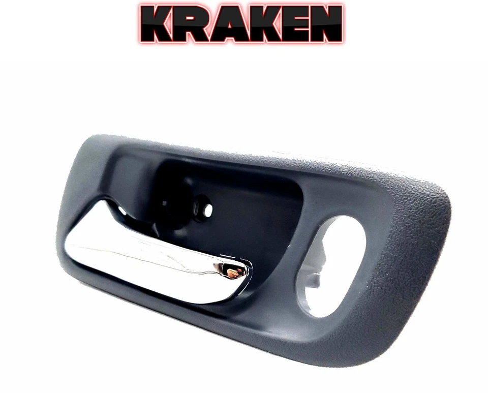 Inside Door Handle For Honda Accord 4Dr 1998-2002 Odyssey 99-04 Gray Left Front - Imagem 2 de 4