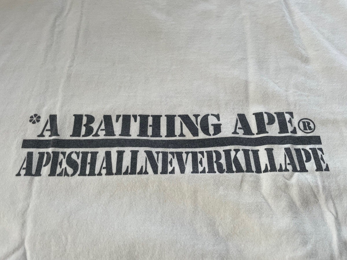 Bape A Bathing Ape Vintage 90s T-shirt NIGO | eBay