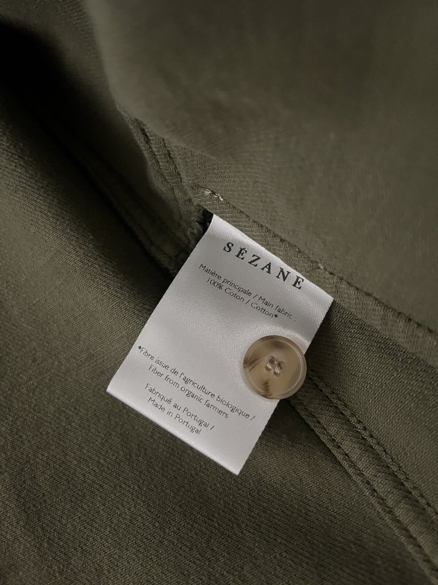 NWT Sezane Khaki Will Jacket XXS | eBay