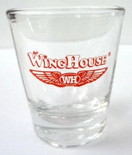 KER'S WINGHOUSE SHOT GLASS VINTAGE FLORIDA SPORTS BAR RESTAURANT SOUVENIR LIBBEY