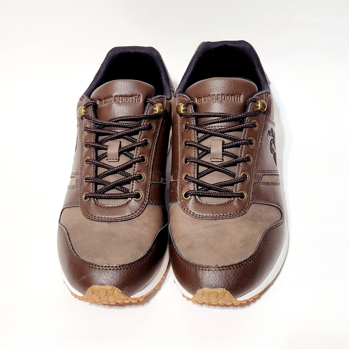 le coq sportif - MJ Le Coq Sportif Jazy Lace Athletic Sneaker Shoes Brown