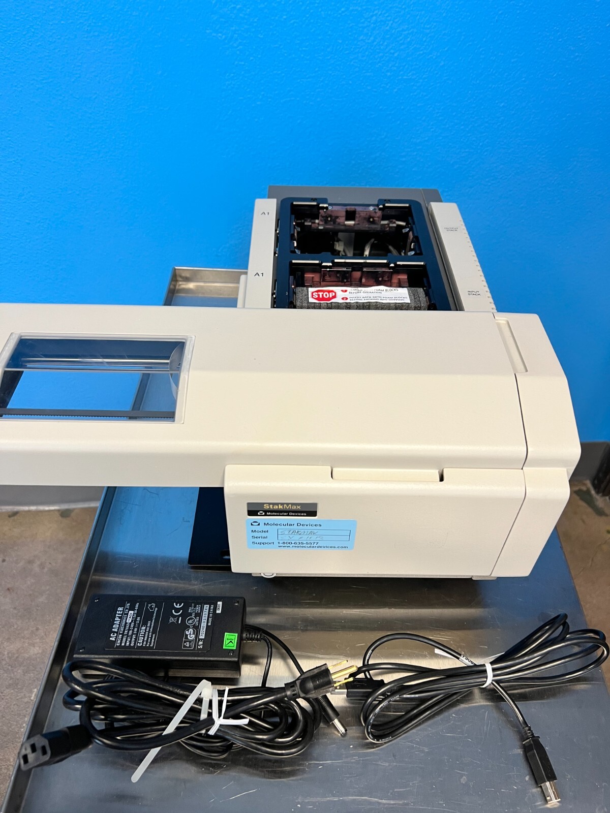 Molecular Devices STAKMAX Microplate Handling Stacker/Handler, Serial #: SX01013