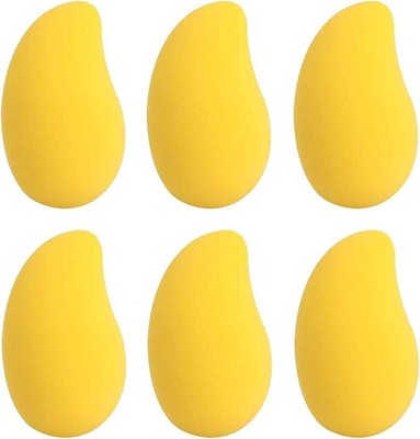 Mango Make-up Schwamm hydrophil nonlatex Kosmetik Ei Make-up Zubehör 6 Stück Glow