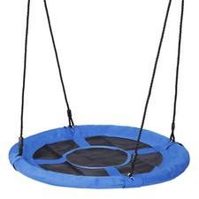 Tree Swing Set for Kids Outdoor 40 Inch Round Saucer Swing with Adjustable Rope