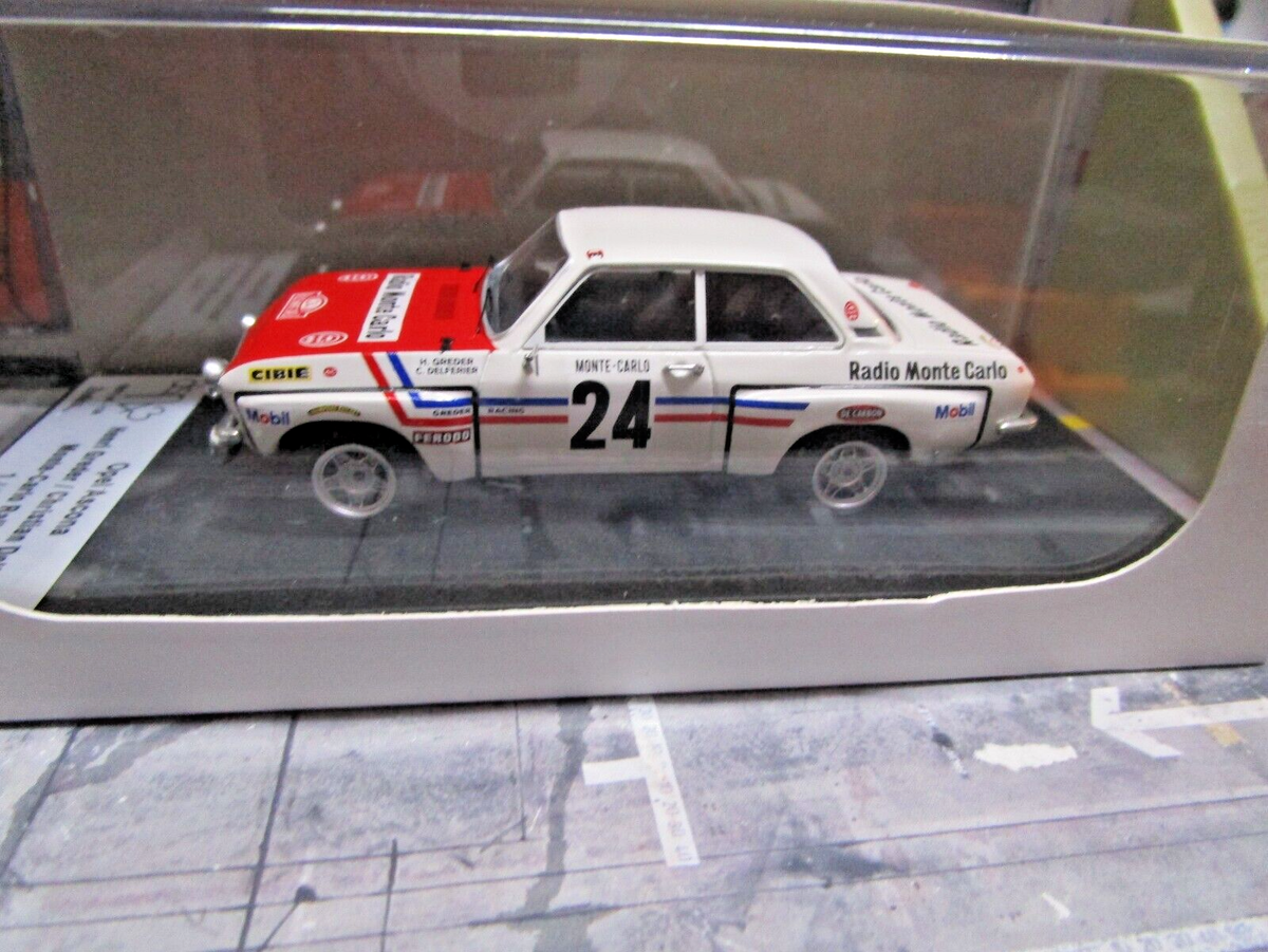 Opel Ascona 1972 Rallye Monte-Carlo 1/43 - Miniature Boîte D'origine - Occasion