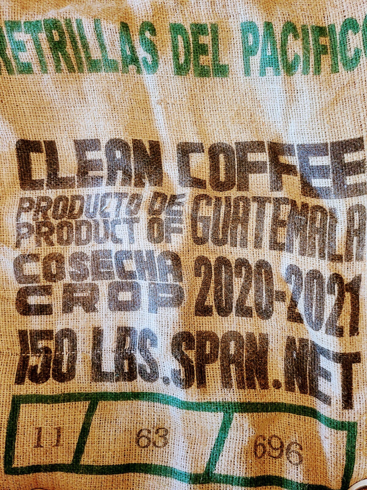 AUTHENTIC BURLAP JUTE COFFEE BAGS FULL SIZE eBay