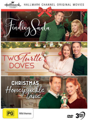 HALLMARK Christmas Collection 24 Finding Santa / Two Turtle / Honeysuckl DVD NEW