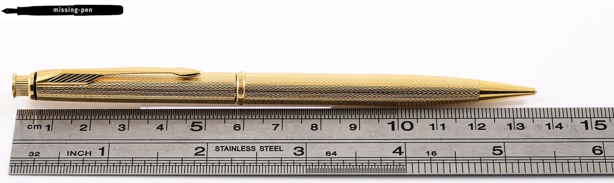 Parker Insignia Push Pencil (0.5 mm) goldplated / Made in U.S.A.