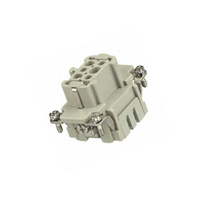 09330062716 Steckverbinder: Rechtwinklig Weiblich Han Es Pin: 6 6+PE 16A Harting