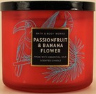 Bath & Body Works PASSIONFRUIT & BANANA FLOWER 3 Wick 14.5 Oz Candle