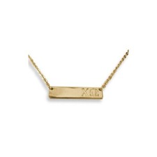 Chi Omega Sorority Bar Necklace-New!