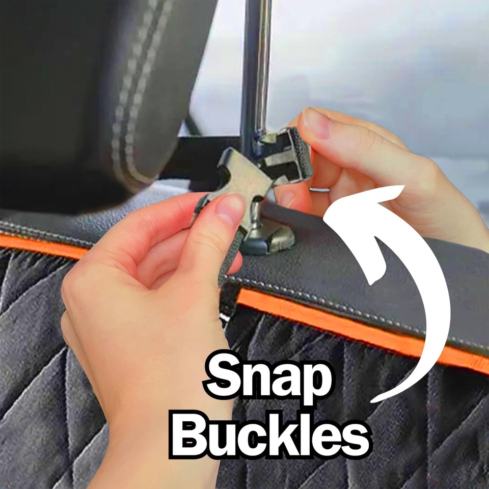 Back Seat Extender for Dogs, Dog Car Seat Cover with Hard Bottom Dog