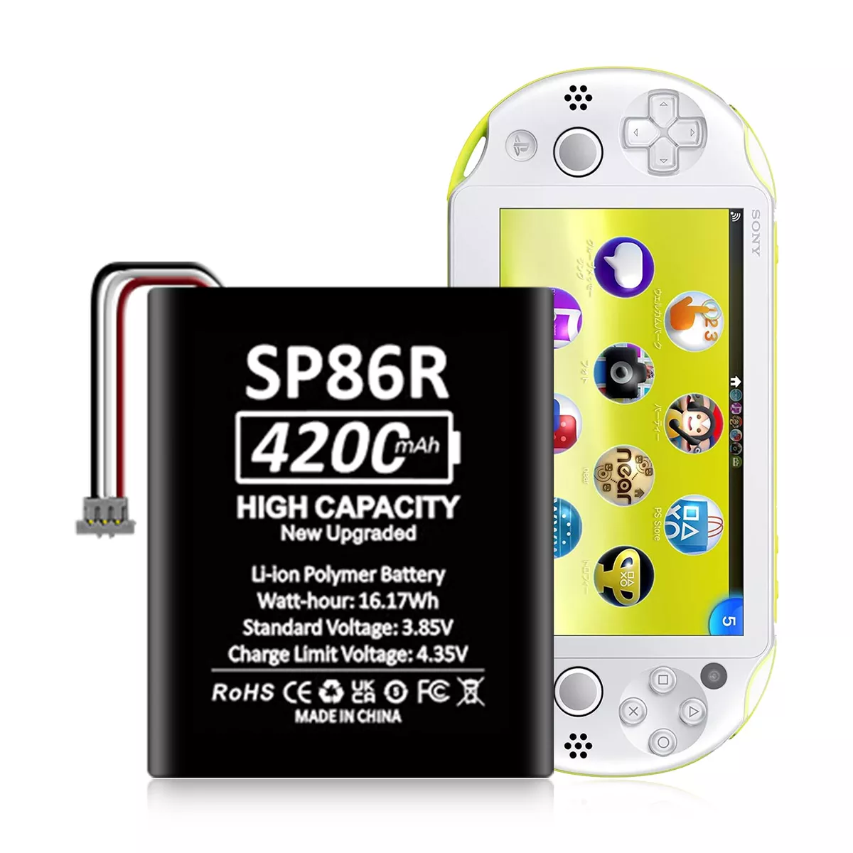 Ps Vita 2000 Battery, Sp86r