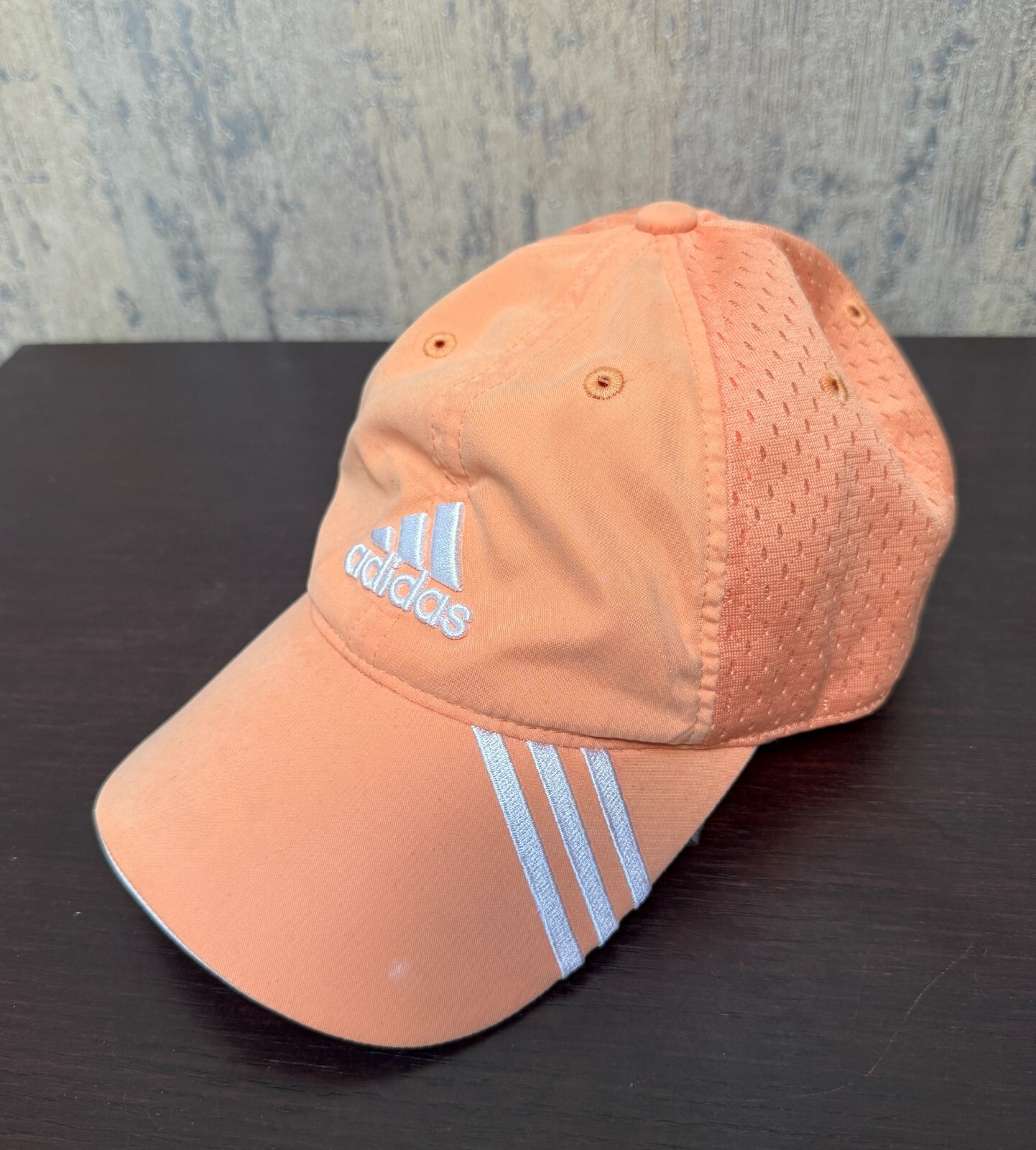 Adidas Orange Performance Hat OSFA Lightweight Ad… - image 1