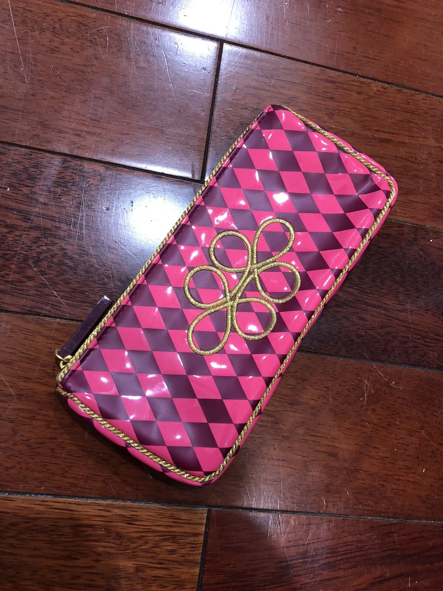 MAC COSMETICS MAKEUP CASE BAG NUTCRACKER COLLECTION PINK DIAMOND GOLD TRIM  | eBay