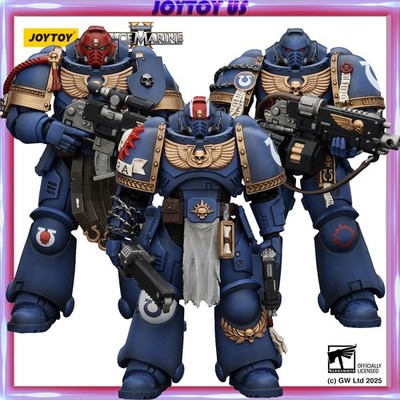 JOYTOY Warhammer 40K 1/18 Ultramarines Lieutenant Titus & Gadriel & Chairon 3PCS