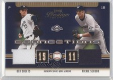 2003 Playoff Prestige Connections Materials 105/400 Ben Sheets Richie Sexson 0q4
