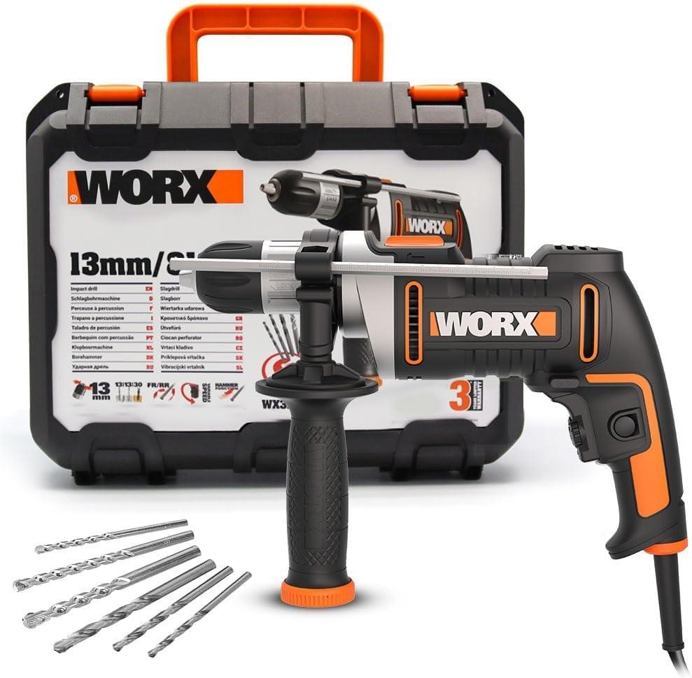 WORX Impact Drill 800W WX328 Wired Drill Bits Bits