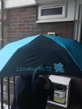 London 2012 Olympics Compact UMBRELLA Blue