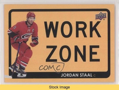 2021-22 Upper Deck Series 1 Work Zone Jordan Staal #WZ-9 READ 7fj
