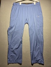 Carhartt Force Scrub Pants Mens 2XL Blue Elastic Waist Cargo Uniform Medical