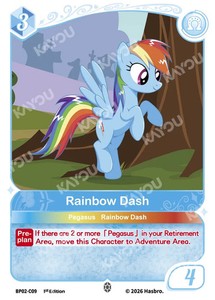 Rainbow Dash Card | eBay