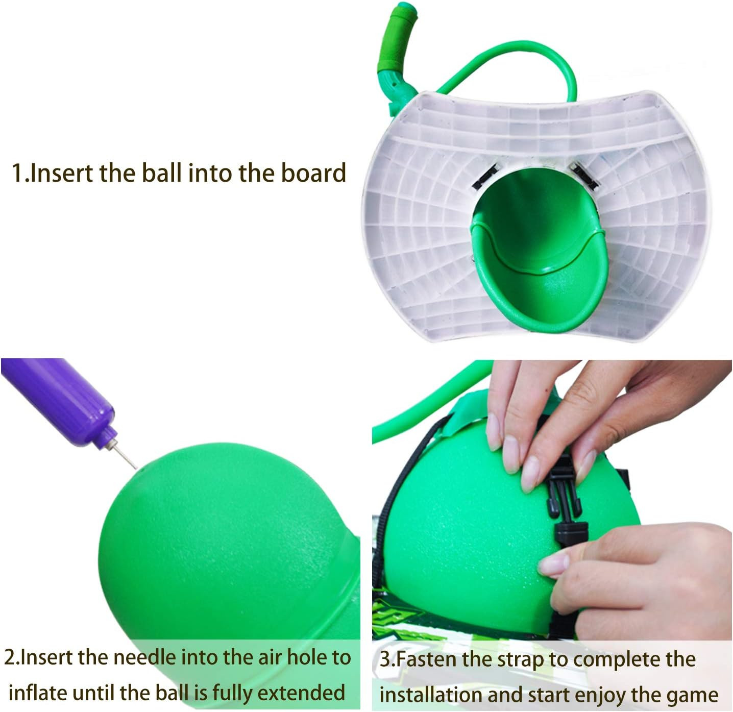 Pogo Ball with Handle, Pogo Stick Pogo Jumper for Kids Ages 6 & Up and Adults, G