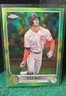 2022 Topps Chrome Sonic - Mike Yastrzemski #18 Green & Yellow Sonic Pulse...