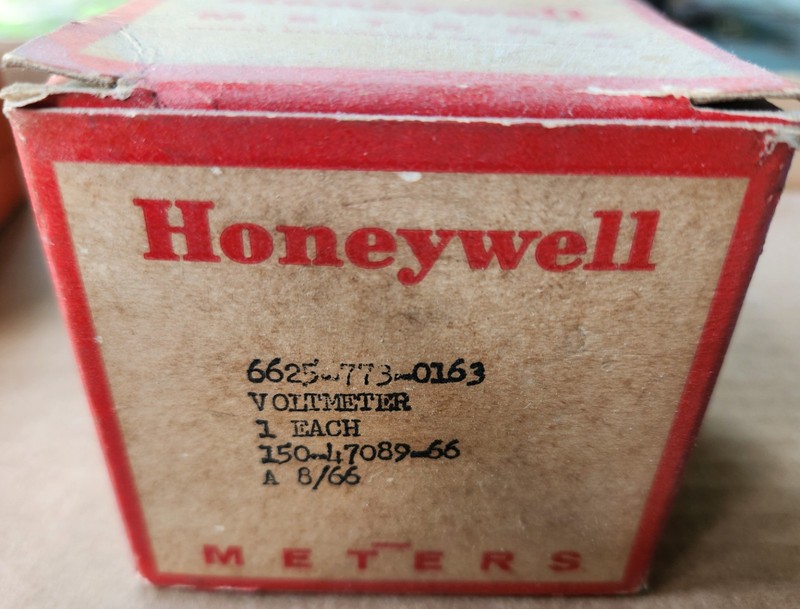 Vintage Honeywell VOLT Meter original box NOS New Old Stock