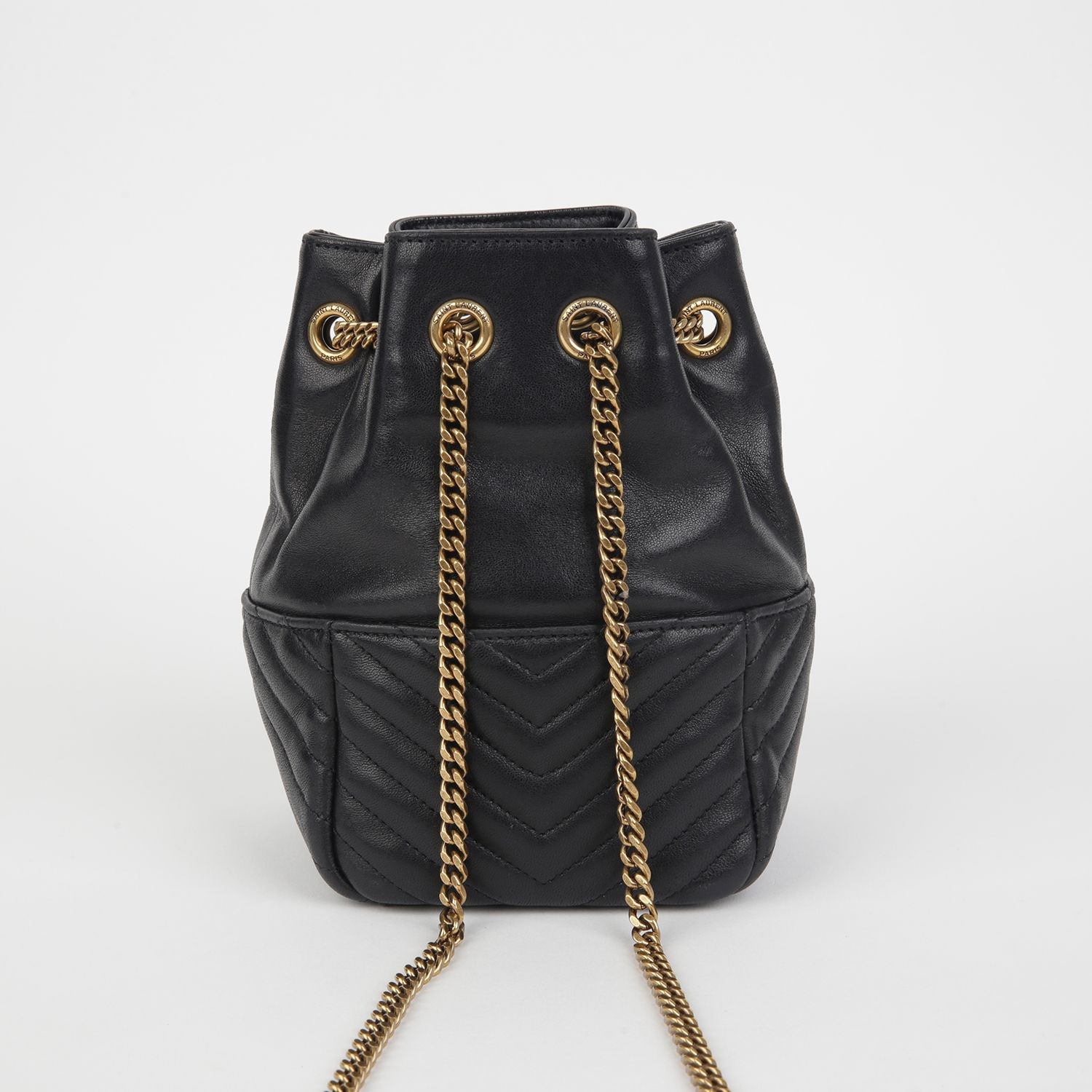 Borsa a tracolla Saint Laurent Zoe mini secchiello 701631 141642953