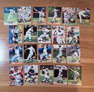 21 SAN FRANCISCO GIANTS 1995 Topps Stadium Club TEAM LOT World Series Winner