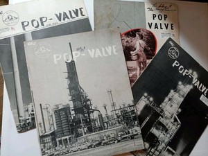 Vintage Rock Island Oil Refining Corporation 4 Issues Of "Pop Valve" 1948-51 Lot