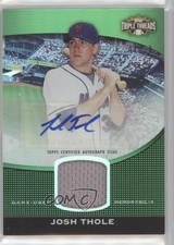 2011 Topps Triple Threads Unity Relic Emerald /50 Josh Thole #TTUAR-53 Auto 0pl9