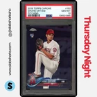 2018 TOPPS CHROME #150 SHOHEI OHTANI PITCHING RC ROOKIE PSA 10