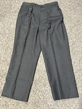 Giorgio Sant'Angelo Pants Womens 16 Gray Dress Slacks 100 Pure Wool NICE