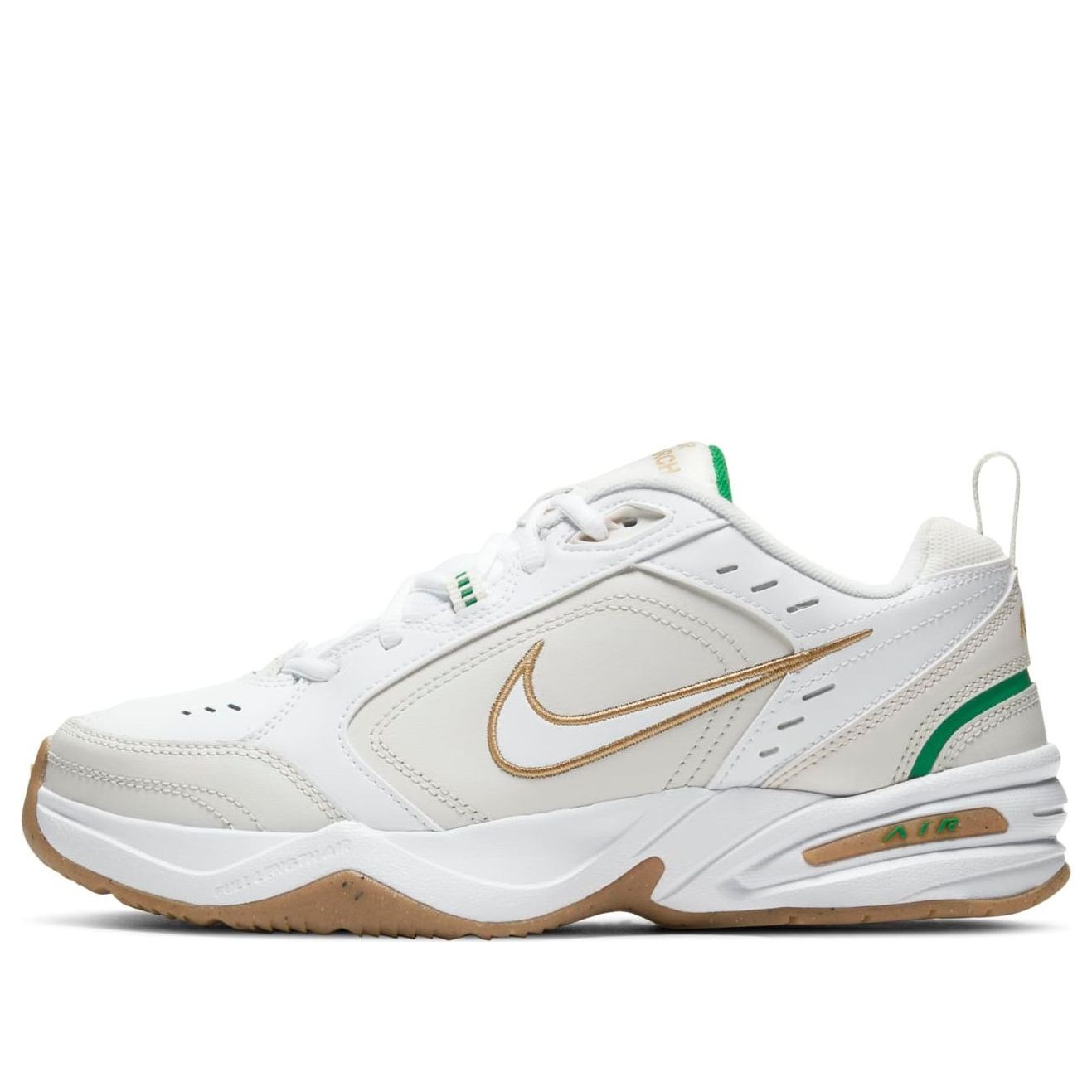 Nike Air Monarch IV 4 White Metallic Gold Phantom Green 415445-103 Men's