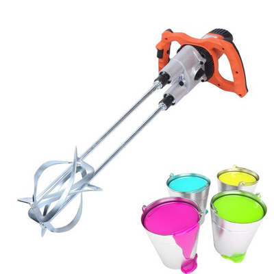 #ad #ad 1800W Electric Cement Mixer Double Paddle for Plaster Paint Mortar $218.99
