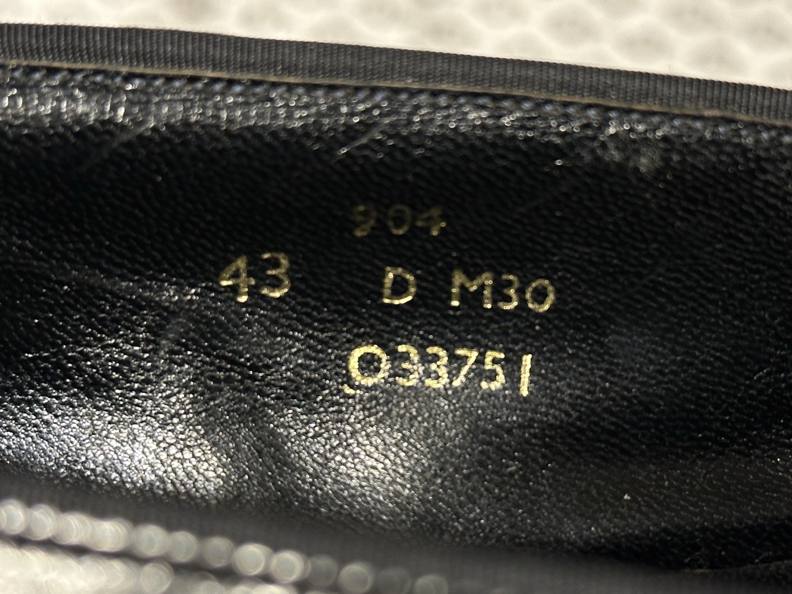 Brooks Brothers English 43 D 10 Black Patent Leather Opera Pumps Grosgrain Bow thumbnail 10