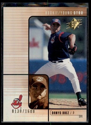 2000 SPx Danys Baez #133 Cleveland Indians #/1600