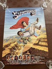 SUPERMAN III DC Comics 1983 Poster Warner Bros 24 x 17.5