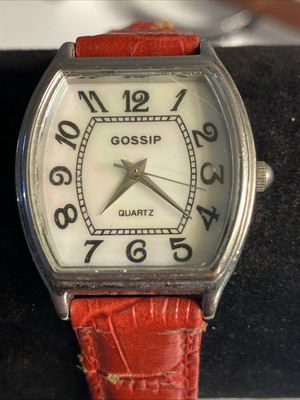 Gossip GSP234B Battery 327 with Red wrist band New Battery Leather Band