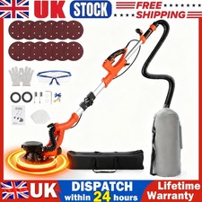 1000W Power Electric Drywall Sander Wall Sander Vacuum Attachment & LED Light UK