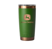 LP88066 - Limited Edition John Deere Yeti 20oz Rambler Tumbler in Green & Copper