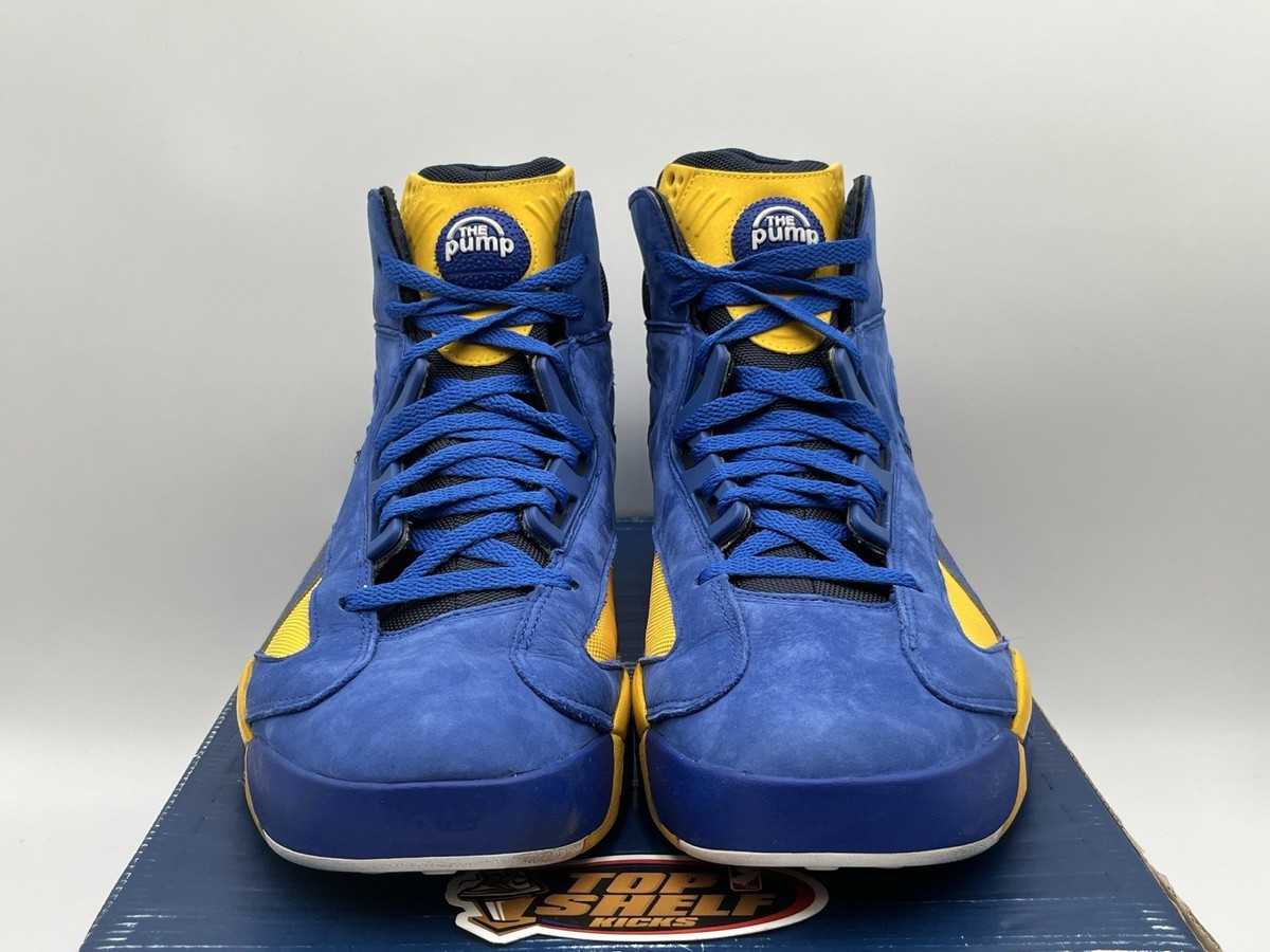 Reebok Shaq Attaq Packer Shoes Shaquille O'Neal Blue Chips Size 12