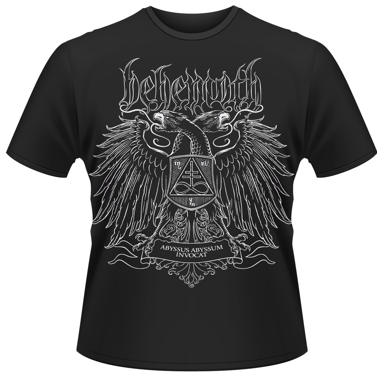 BEHEMOTH - ABYSSUS ABYSSUM INVOCAT BLACK T-Shirt, Front & Back Print X-Large