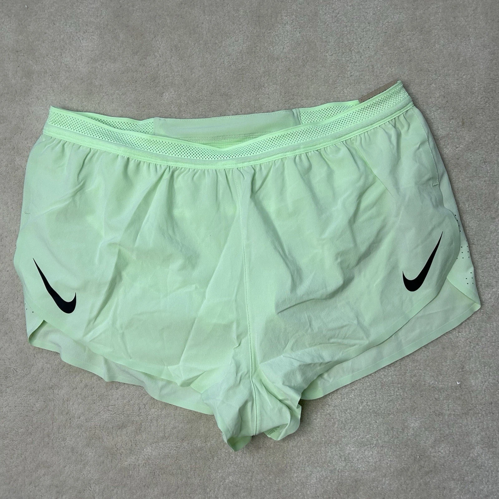 Nike Aeroswift Shorts Men’s Large Dri-Fit ADV 2" Brief Lined Running Racing