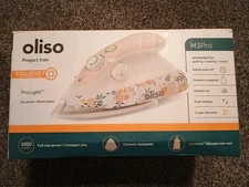M3Pro Project Steam Iron with Solemate – 1000W Ceramic Soleplate Iron and LED