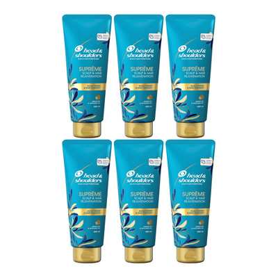 Head & Shoulders Supreme Conditioner Argan Oil & Avocado Oil 13.5oz (Pack of 6)