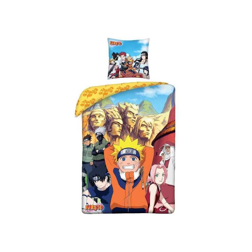 Parure de lit Naruto Konoha 140x200 cm le cadeau d'anniversaire parfait pour ado